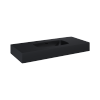 Elita DIMPLE Umywalka 100 ścienna MARMUR BLACK MATT 168863 / RE041000027160